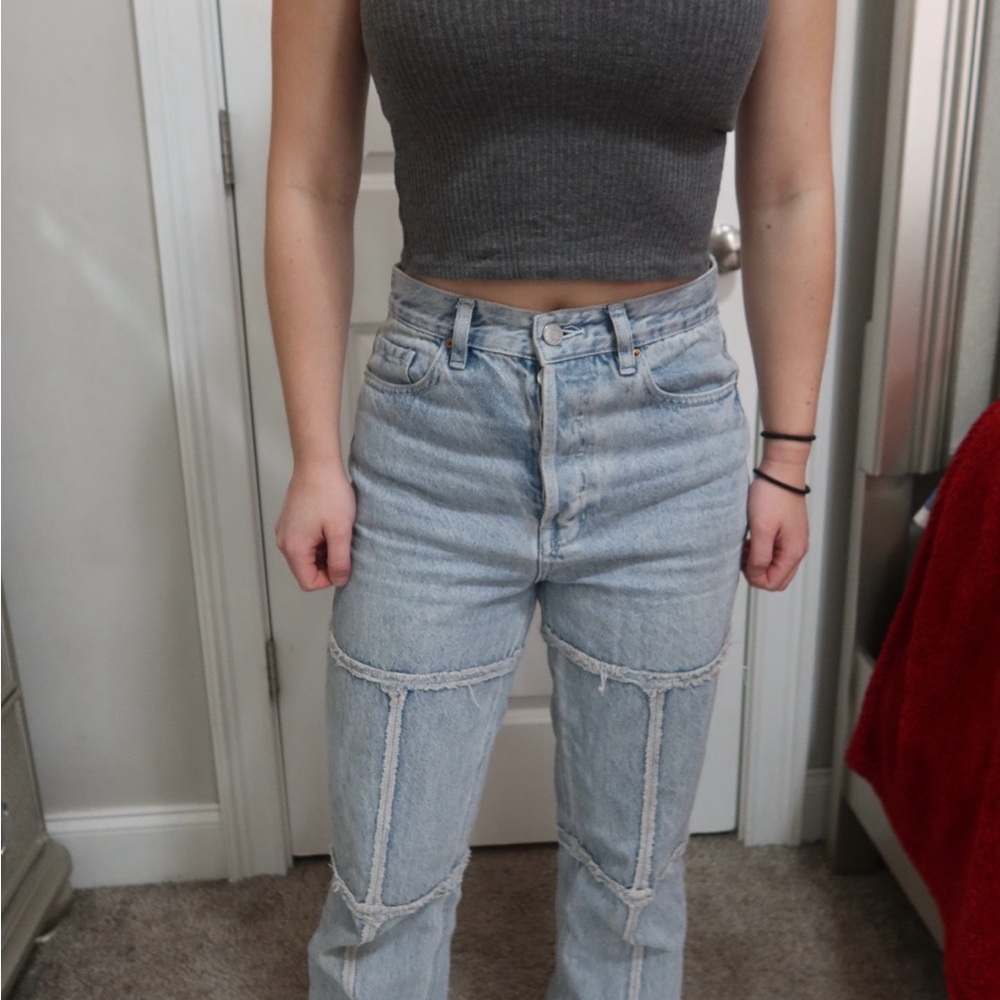 PacSun Light Blue High Rise Bootcut